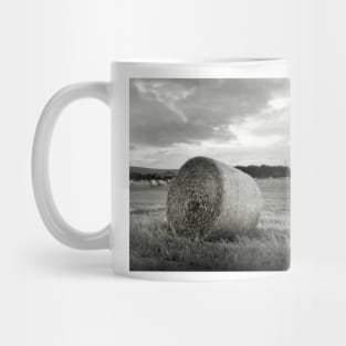 Baled field near Branton, Northumberland, UK Mug